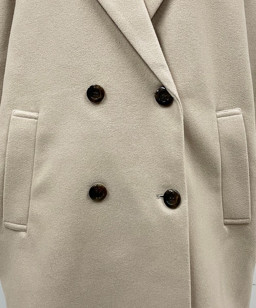 PICCIN(ピッチン)の「ダブルロングチェスターコート(その他アウター・レディース・ベージュ/イエロー/ブルー・M/L)」の20枚目の写真