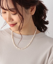 GLOBAL WORK | ショート淡水パールネックレス/229985(ネックレス)