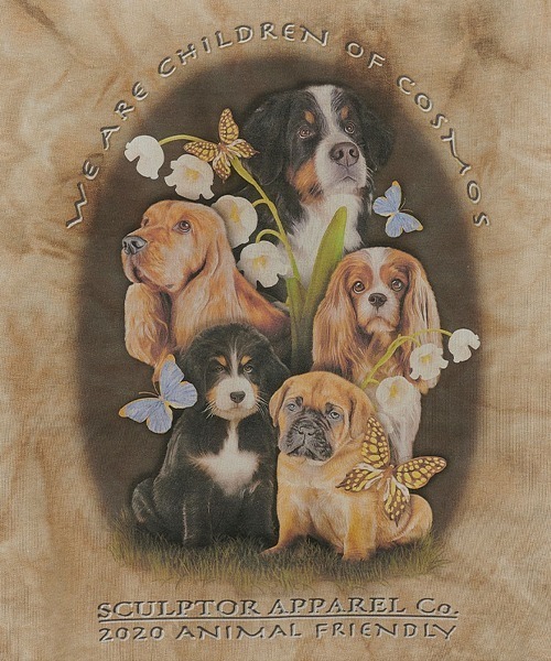 SCULPTOR（スカルプター）の「SCULPTOR Puppy Friends Tie-Dye