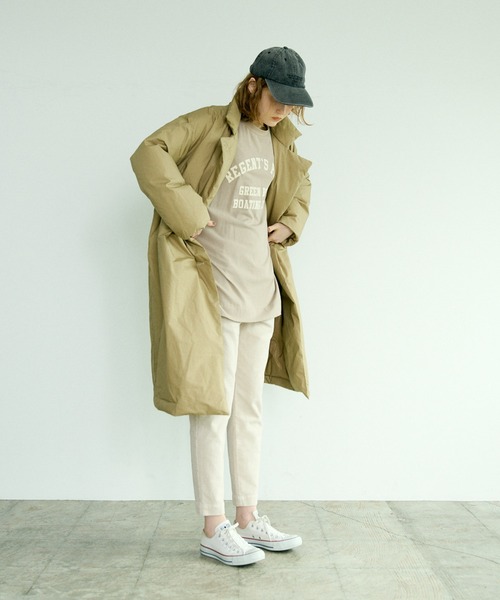 PUAL CE CIN（ピュアルセシン）の「ストレッチコールテンテーパードパンツ（その他パンツ・レディース・ブラック/ベージュ/ピンク/イエロー/ブルー/アイボリー・FREE）」の15枚目の写真