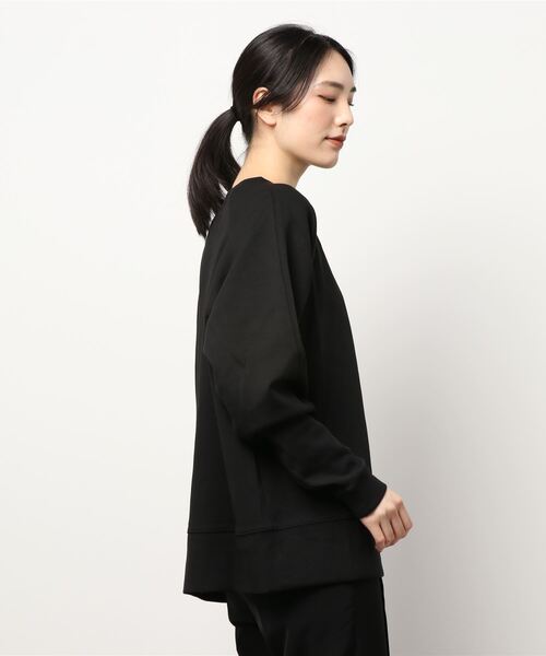 Lui's（ルイス）の「ラグランオーバートップス（Tシャツ/カットソー・レディース・ブラック/ライトグレー/カーキ・FREE）」の4枚目の写真