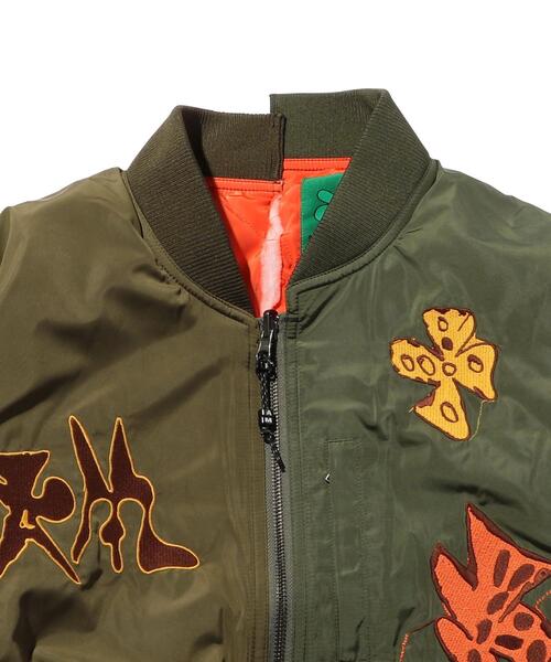 P.A.M.（パム）の「＜P.A.M＞ SPLIT BMBR JKT/ボンバー
