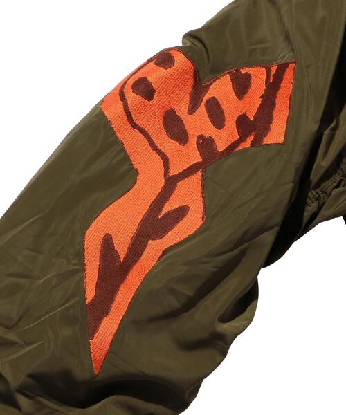 P.A.M.（パム）の「＜P.A.M＞ SPLIT BMBR JKT/ボンバージャケット（MA-1・メンズ・オリーブ・L/M）」の6枚目の写真
