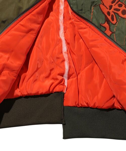 P.A.M.（パム）の「＜P.A.M＞ SPLIT BMBR JKT/ボンバージャケット（MA-1・メンズ・オリーブ・L/M）」の20枚目の写真