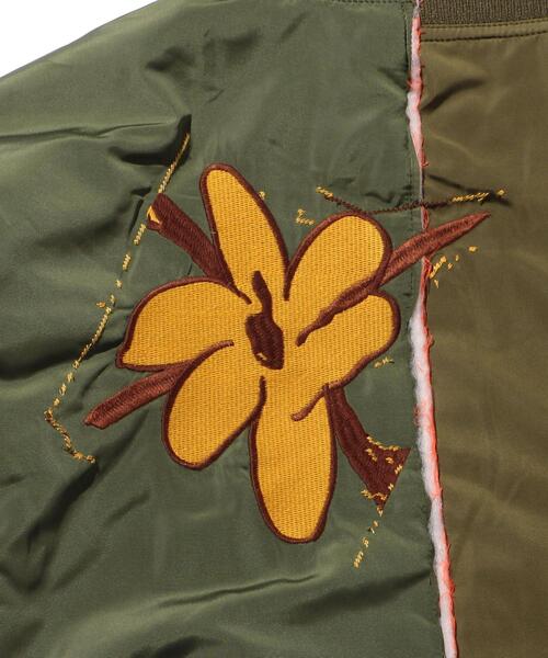 P.A.M.（パム）の「＜P.A.M＞ SPLIT BMBR JKT/ボンバージャケット（MA-1・メンズ・オリーブ・L/M）」の15枚目の写真