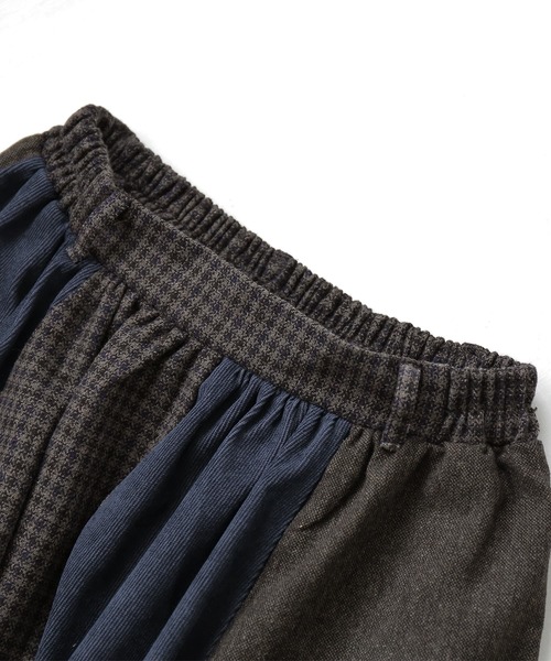 osharewalker(オシャレウォーカー)の「『異素材配色コクーンスカート』(スカート・レディース・レッド/ネイビー・FREE)」の15枚目の写真