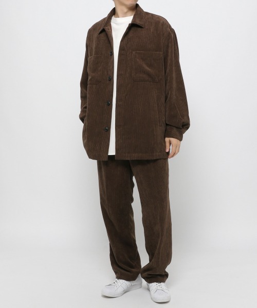 LOWRYS FARM(ローリーズファーム)の「ソフトコーデュロイシャツジャケット 255131(シャツ/ブラウス・メンズ・チャコールグレー/ダークブラウン/グリーン・MEDIUM/LARGE)」の17枚目の写真