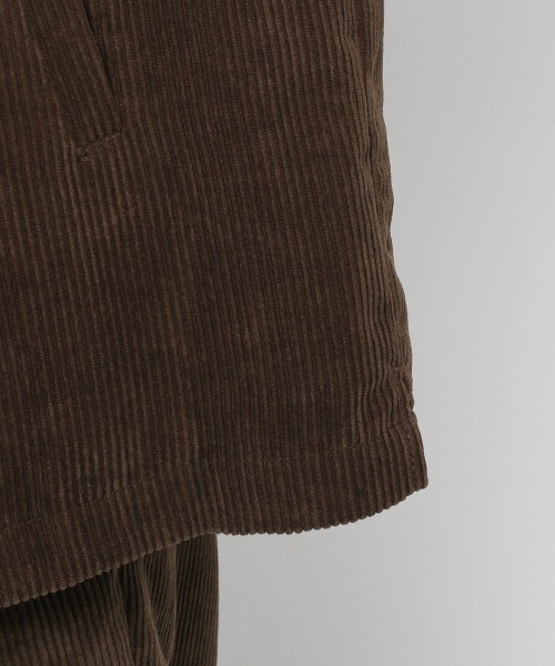 LOWRYS FARM(ローリーズファーム)の「ソフトコーデュロイシャツジャケット 255131(シャツ/ブラウス・メンズ・チャコールグレー/ダークブラウン/グリーン・MEDIUM/LARGE)」の10枚目の写真