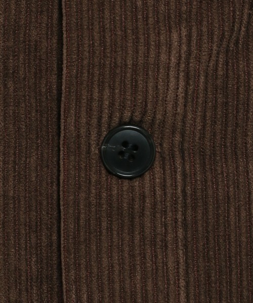 LOWRYS FARM(ローリーズファーム)の「ソフトコーデュロイシャツジャケット 255131(シャツ/ブラウス・メンズ・チャコールグレー/ダークブラウン/グリーン・MEDIUM/LARGE)」の16枚目の写真