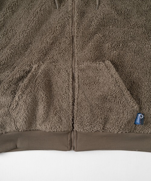 PEN FIELD(ペンフィールド)の「【PENFIELD/ペンフィールド】シャギーボアフリース ジップパーカージャケット/防風(ブルゾン・レディース・チャコールグレー/ベージュ/オフホワイト/ライトブラウン・M/L/XL)」の17枚目の写真