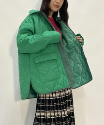 AS KNOW AS PINKY | 波キルトでかるｰいジャケット(その他アウター)