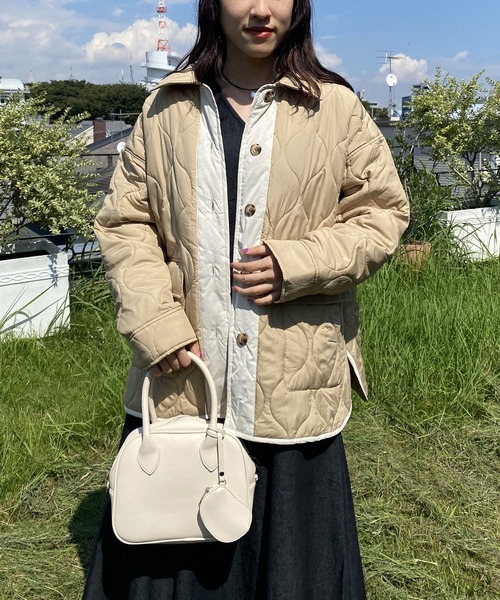 AS KNOW AS PINKY(アズノゥアズピンキー)の「波キルトでかるーいジャケット(その他アウター・レディース・ブルーグレー/ベージュ/オレンジ/カーキ/ロイヤルブルー/グリーン・FREE)」の10枚目の写真