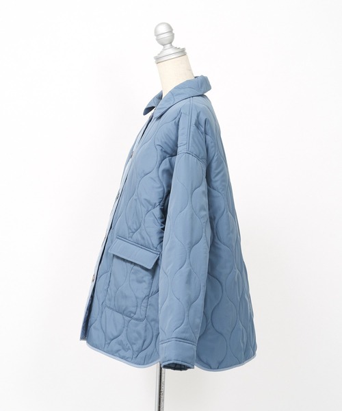 AS KNOW AS PINKY(アズノゥアズピンキー)の「波キルトでかるーいジャケット(その他アウター・レディース・ブルーグレー/ベージュ/オレンジ/カーキ/ロイヤルブルー/グリーン・FREE)」の21枚目の写真