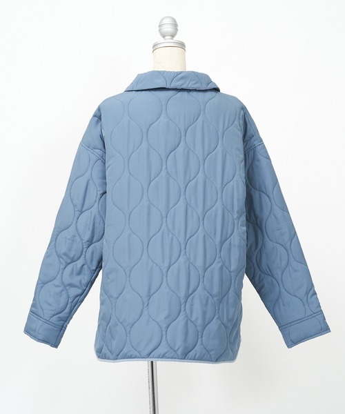AS KNOW AS PINKY(アズノゥアズピンキー)の「波キルトでかるーいジャケット(その他アウター・レディース・ブルーグレー/ベージュ/オレンジ/カーキ/ロイヤルブルー/グリーン・FREE)」の22枚目の写真