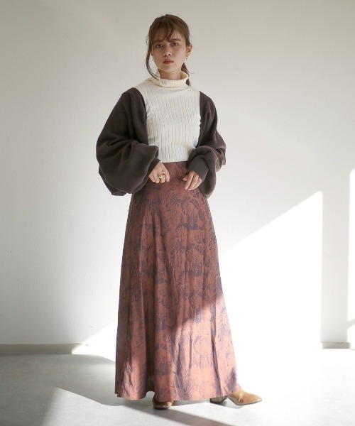 spoon store（スプーンストア）の「リブニットタートルネックインナー（ニット/セーター・レディース・ブラック/ブラウン/グリーン/アイボリー・フリー）」の8枚目の写真