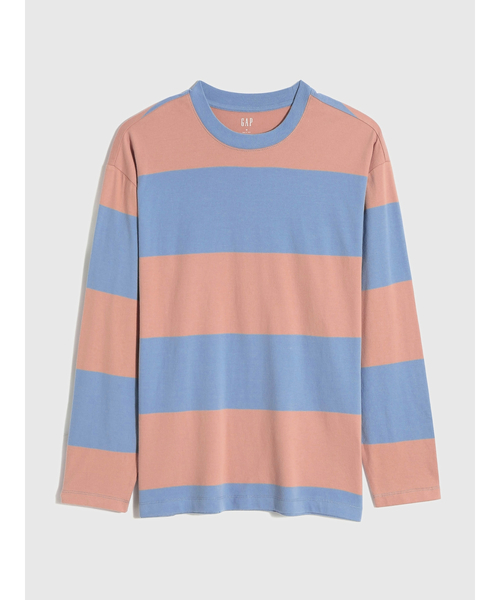 GAP(ギャップ)の「カーボナイズドジャージー イージー Tシャツ(Tシャツ/カットソー・メンズ・ネイビー/ホワイト系その他/ホワイト/ベージュ/ブルー/ピンク系その他/オレンジ/ピンク/ブルー系その他・XS/L/M/S/XL)」の9枚目の写真
