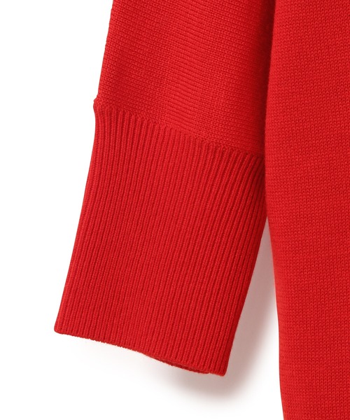 ADAM ET ROPE'（アダムエロペ）の「【アウトレット店舗・WEB限定】タートルポンチョワンピース（ワンピース・レディース・ブラック/チャコールグレー/ベージュ系その他/レッド・FREE）」の13枚目の写真