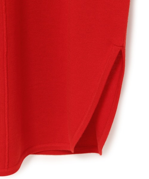 ADAM ET ROPE'（アダムエロペ）の「【アウトレット店舗・WEB限定】タートルポンチョワンピース（ワンピース・レディース・ブラック/チャコールグレー/ベージュ系その他/レッド・FREE）」の15枚目の写真