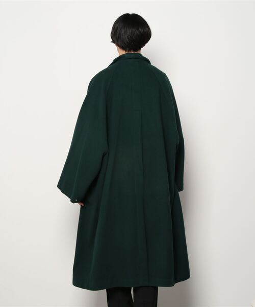 my beautiful landlet(マイビューティフルランドレット)の「【my beautiful landlet】 wool mossa long coat(トレンチコート・メンズ・ブラック/グリーン/エンジ/グレー・0/1/2)」の20枚目の写真