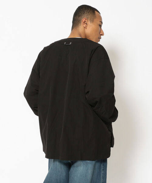 MANASTASH（マナスタッシュ）の「MANASTASH/マナスタッシュ　ST.HELENS HANTEN JACKET セントへレンズハンテンジャケット　7122039（ノーカラージャケット・メンズ・ブラック/オリーブ・MEDIUM/LARGE/X-LARGE）」の13枚目の写真