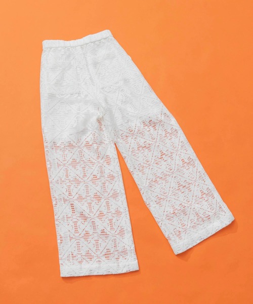 MAISON SPECIAL(メゾンスペシャル)の「バスケットレースワイドパンツ【MAISON SPECIAL/メゾンスペシャル】■セットアップ対応■(その他パンツ・レディース・ホワイト/ブラック/グリーン・38/36)」の13枚目の写真