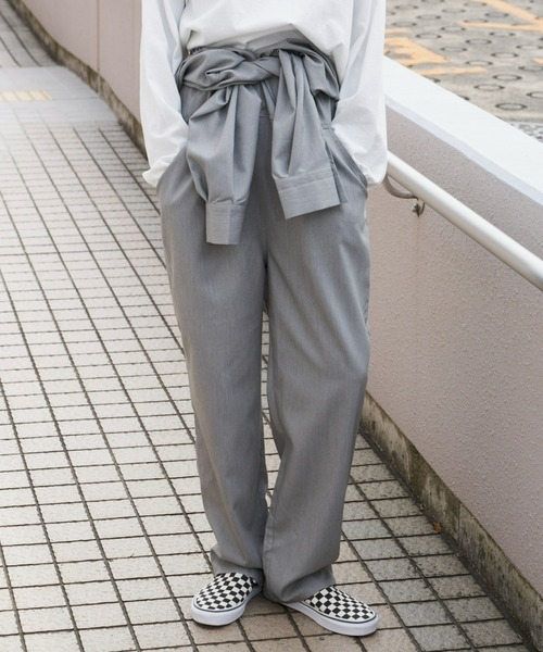 Auntie Rosa Holiday（アンティローザホリデー）の「T/Rツイルオールインワン（サロペット/オーバーオール・レディース・グレー/ブラック・SMALL/MEDIUM）」の16枚目の写真