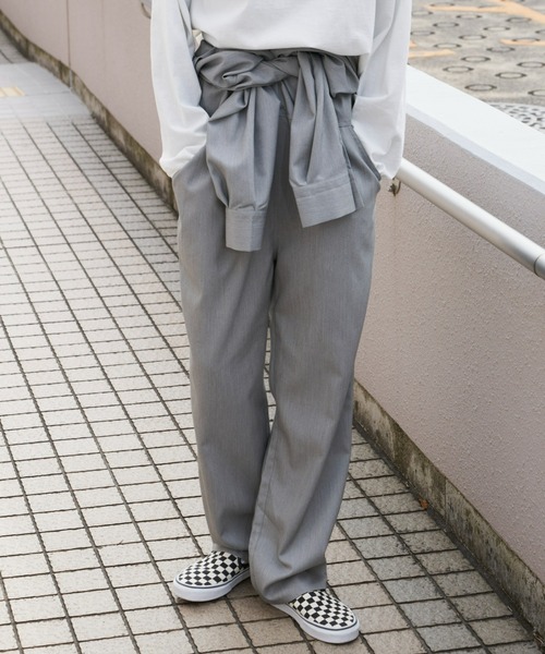 Auntie Rosa Holiday（アンティローザホリデー）の「T/Rツイルオールインワン（サロペット/オーバーオール・レディース・グレー/ブラック・SMALL/MEDIUM）」の17枚目の写真