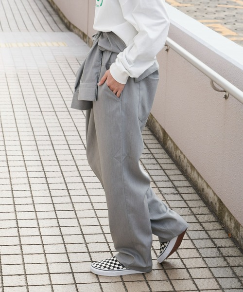 Auntie Rosa Holiday（アンティローザホリデー）の「T/Rツイルオールインワン（サロペット/オーバーオール・レディース・グレー/ブラック・SMALL/MEDIUM）」の19枚目の写真