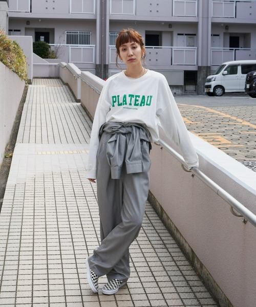 Auntie Rosa Holiday（アンティローザホリデー）の「T/Rツイルオールインワン（サロペット/オーバーオール・レディース・グレー/ブラック・SMALL/MEDIUM）」の12枚目の写真