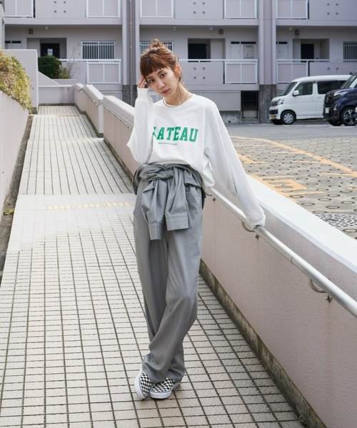 Auntie Rosa Holiday（アンティローザホリデー）の「T/Rツイルオールインワン（サロペット/オーバーオール・レディース・グレー/ブラック・SMALL/MEDIUM）」の13枚目の写真