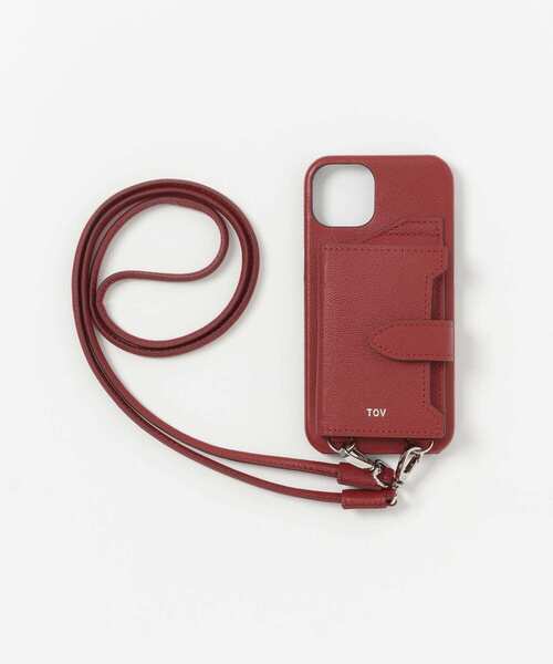 tov（トーヴ）の「『別注』tov　iphonecase 12/12pro（スマホケース/カバー・レディース・レッド系その他/ホワイト系その他/ブラウン系その他・-）」の6枚目の写真