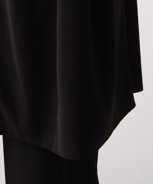 tk.TAKEO KIKUCHI（ティーケータケオキクチ）の「◆ダブルクロス スタンドジップコート（ステンカラーコート・メンズ・ブラック/オフホワイト・02/03）」の14枚目の写真