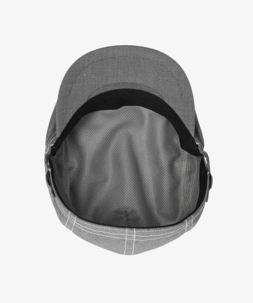 OVERRIDE（オーバーライド）の「OVERRIDE CONTRAST STITCH HUNTING（ハンチング/ベレー帽・メンズ・ブラック/ベージュ/グレー・L(60cm)/M(58cm)）」の14枚目の写真
