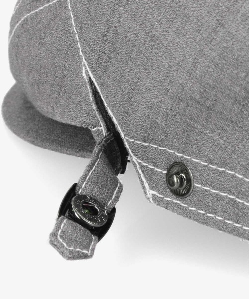 OVERRIDE（オーバーライド）の「OVERRIDE CONTRAST STITCH HUNTING（ハンチング/ベレー帽・メンズ・ブラック/ベージュ/グレー・L(60cm)/M(58cm)）」の17枚目の写真