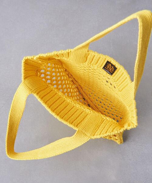 BATONER（バトナー）の「【別注】＜BATONER（バトナー）＞ニット バッグ†（トートバッグ・レディース・ブラック/ケリー/イエロー・FREE）」の15枚目の写真