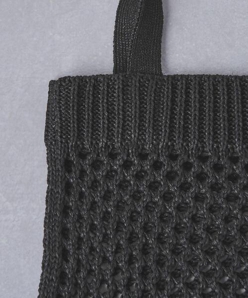 BATONER（バトナー）の「【別注】＜BATONER（バトナー）＞ニット バッグ†（トートバッグ・レディース・ブラック/ケリー/イエロー・FREE）」の17枚目の写真