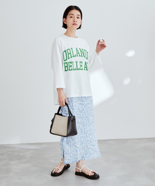 ADAM ET ROPE'（アダムエロペ）の「【一部直営店舗・WEB限定】むすびミニバッグ（ハンドバッグ・レディース・ブラック/オフホワイト/グレー系その他/キャメル・FREE）」の21枚目の写真