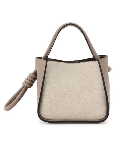 ADAM ET ROPE'（アダムエロペ）の「【一部直営店舗・WEB限定】むすびミニバッグ（ハンドバッグ・レディース・ブラック/オフホワイト/グレー系その他/キャメル・FREE）」の14枚目の写真