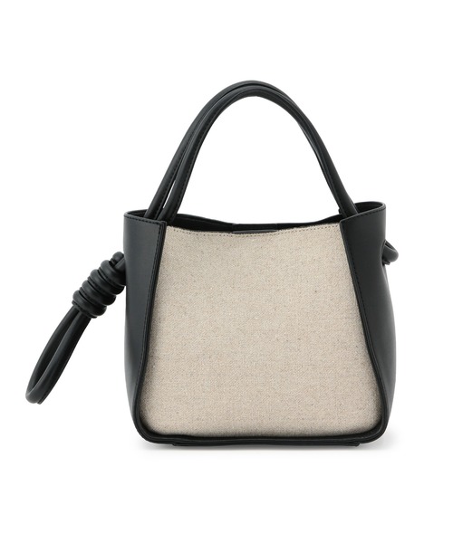 ADAM ET ROPE'（アダムエロペ）の「【一部直営店舗・WEB限定】むすびミニバッグ（ハンドバッグ・レディース・ブラック/オフホワイト/グレー系その他/キャメル・FREE）」の12枚目の写真