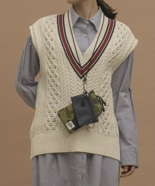 Drifter(ドリフター)の「MINIMAL W POUCH/ミニマルダブルポーチ(ポーチ・レディース・ブラック/ブルー/タン/レオパード/アニマル/ゼブラ/ホワイト系その他/ブルー系その他/ブルー系その他2/グリーン系その他/ブラック系その他2/オレンジ系その他/グリーン系カモフラージュ・FREE)」の10枚目の写真