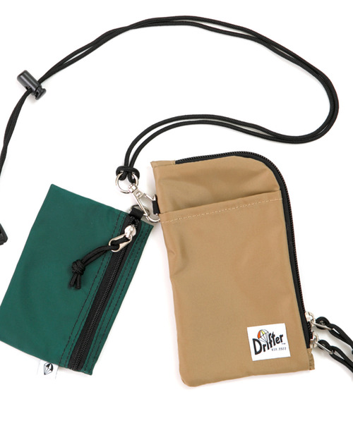 Drifter(ドリフター)の「MINIMAL W POUCH/ミニマルダブルポーチ(ポーチ・レディース・ブラック/ブルー/タン/レオパード/アニマル/ゼブラ/ホワイト系その他/ブルー系その他/ブルー系その他2/グリーン系その他/ブラック系その他2/オレンジ系その他/グリーン系カモフラージュ・FREE)」の5枚目の写真