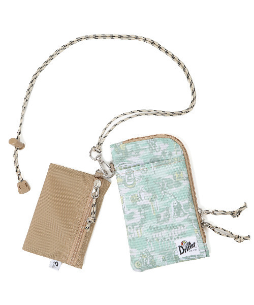 Drifter(ドリフター)の「MINIMAL W POUCH/ミニマルダブルポーチ(ポーチ・レディース・ブラック/ブルー/タン/レオパード/アニマル/ゼブラ/ホワイト系その他/ブルー系その他/ブルー系その他2/グリーン系その他/ブラック系その他2/オレンジ系その他/グリーン系カモフラージュ・FREE)」の15枚目の写真