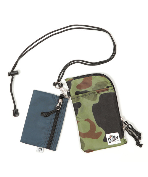 Drifter(ドリフター)の「MINIMAL W POUCH/ミニマルダブルポーチ(ポーチ・レディース・ブラック/ブルー/タン/レオパード/アニマル/ゼブラ/ホワイト系その他/ブルー系その他/ブルー系その他2/グリーン系その他/ブラック系その他2/オレンジ系その他/グリーン系カモフラージュ・FREE)」の18枚目の写真