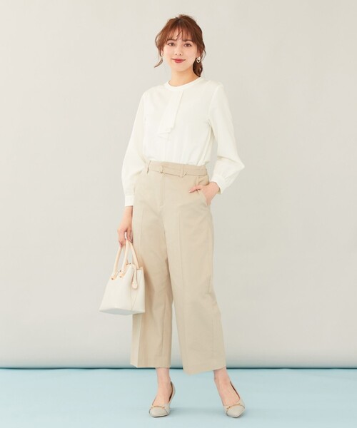 ANY SIS(エニィスィス)の「【洗える】ボウタイ ブラウス(シャツ/ブラウス・レディース・ホワイト系/ライトグレー系/アイボリー系5/ライトグリーン系5・2)」の18枚目の写真