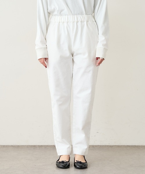 PUAL CE CIN（ピュアルセシン）の「【JAPAN】カツラギストレッチスリムパンツ（その他パンツ・レディース・ホワイト/ベージュ/ネイビー/ナチュラル・FREE）」の12枚目の写真