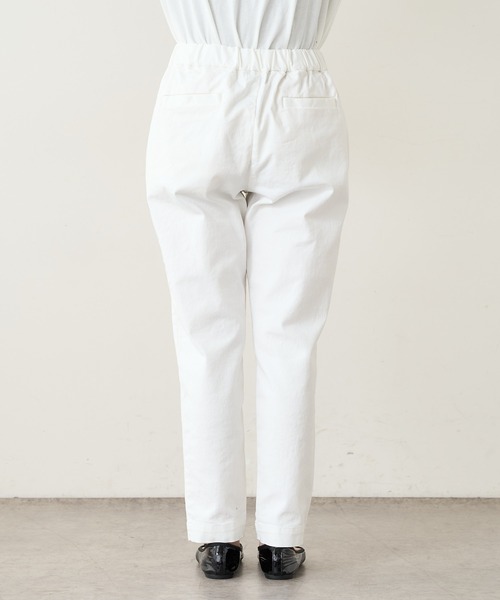 PUAL CE CIN（ピュアルセシン）の「【JAPAN】カツラギストレッチスリムパンツ（その他パンツ・レディース・ホワイト/ベージュ/ネイビー/ナチュラル・FREE）」の9枚目の写真