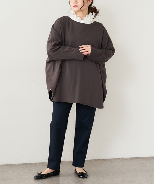 PUAL CE CIN（ピュアルセシン）の「【JAPAN】カツラギストレッチスリムパンツ（その他パンツ・レディース・ホワイト/ベージュ/ネイビー/ナチュラル・FREE）」の6枚目の写真