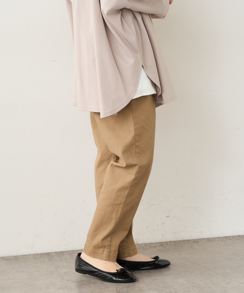 PUAL CE CIN（ピュアルセシン）の「【JAPAN】カツラギストレッチスリムパンツ（その他パンツ・レディース・ホワイト/ベージュ/ネイビー/ナチュラル・FREE）」の8枚目の写真