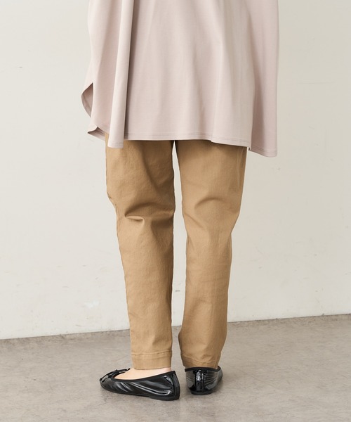 PUAL CE CIN（ピュアルセシン）の「【JAPAN】カツラギストレッチスリムパンツ（その他パンツ・レディース・ホワイト/ベージュ/ネイビー/ナチュラル・FREE）」の14枚目の写真