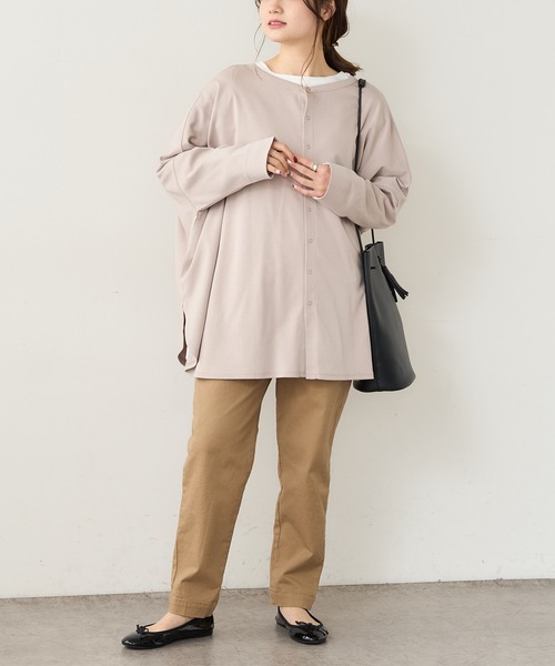 PUAL CE CIN（ピュアルセシン）の「【JAPAN】カツラギストレッチスリムパンツ（その他パンツ・レディース・ホワイト/ベージュ/ネイビー/ナチュラル・FREE）」の17枚目の写真